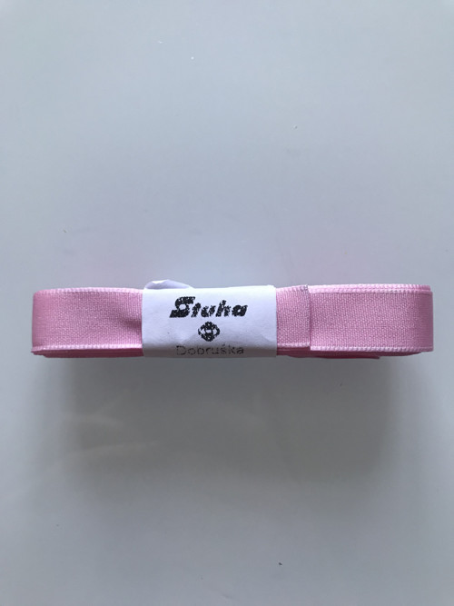 Taftová stuha 15mm, 10 M - růžová