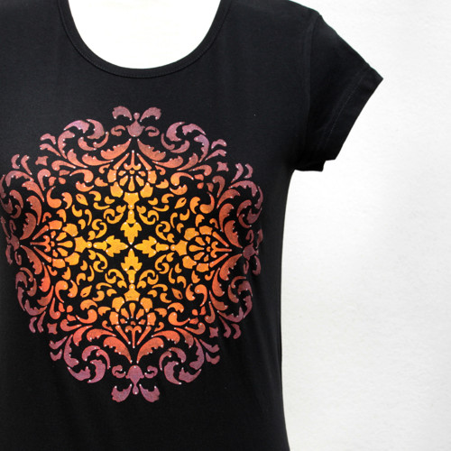 Červenooranžová mandala — foto 1