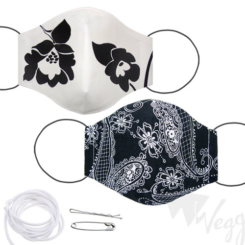 B&W Flowers / Roušky Duo Pack — foto 1