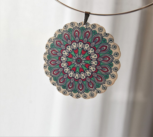 Mandala - náhrdelník — foto 1