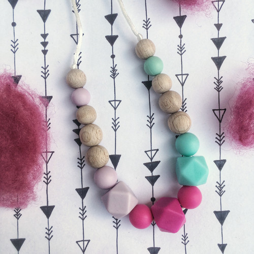 Kousací korále Amo cotton candy — foto 1