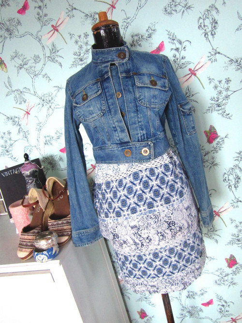 Bundička crop jeans — foto 1