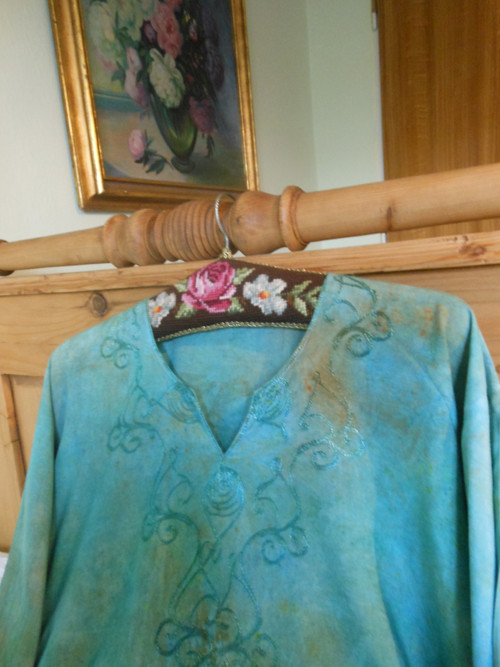 Boho, etno batikovaná tunika, vel.UNI — foto 1