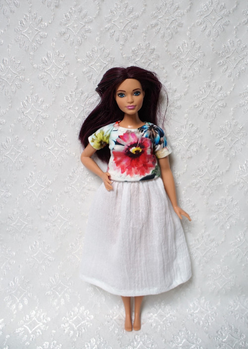 Barbie - baculka - sukně — foto 1