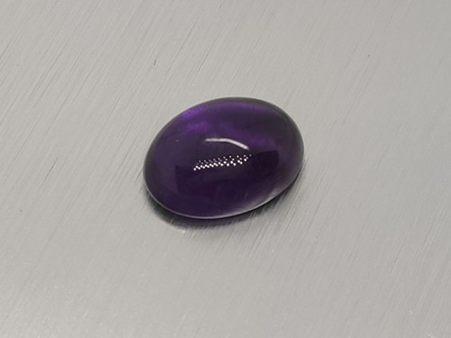 Ametyst kabošon ovál 12x16 mm přírodní