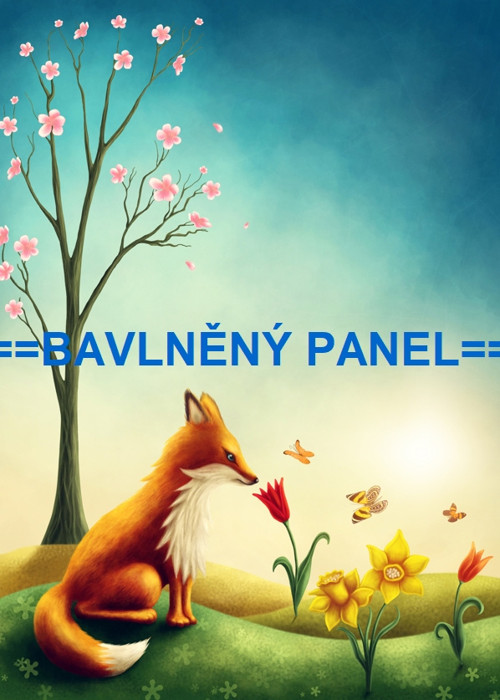 Bavlněný panel - varianty velikostí / 11 x 15cm