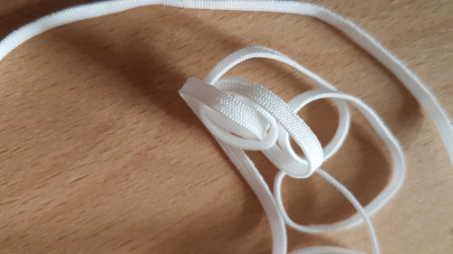 Gumicka na vyrobu rousky bila, 4mm