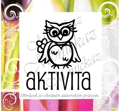 Aktivita sova 185. Razítko.