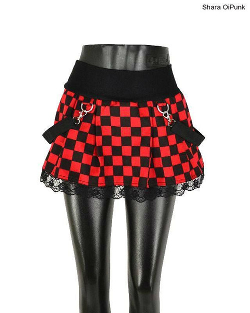 Sukně PUNK pružný pas