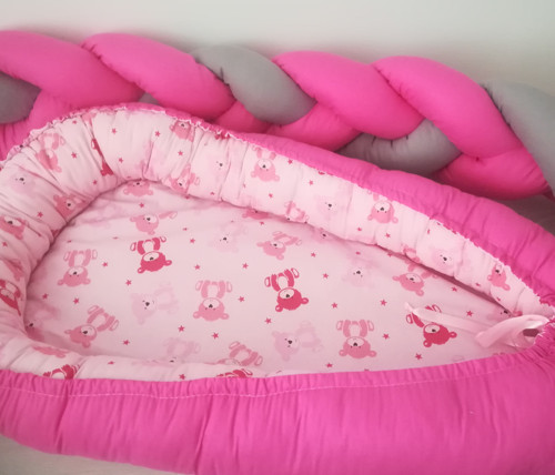 Set pro miminko, medvídek růžový