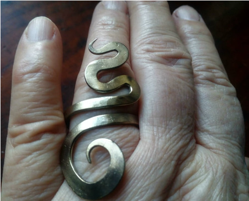 Prsten mosaz - Ring in brass — foto 1