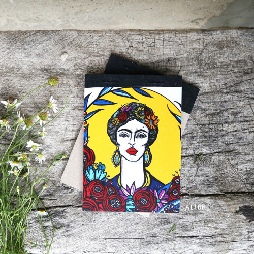 Bloček A6- Frida Kahlo