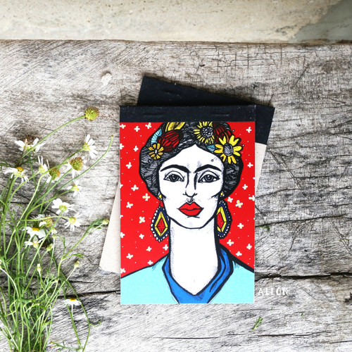 Bloček A6- Frida Kahlo