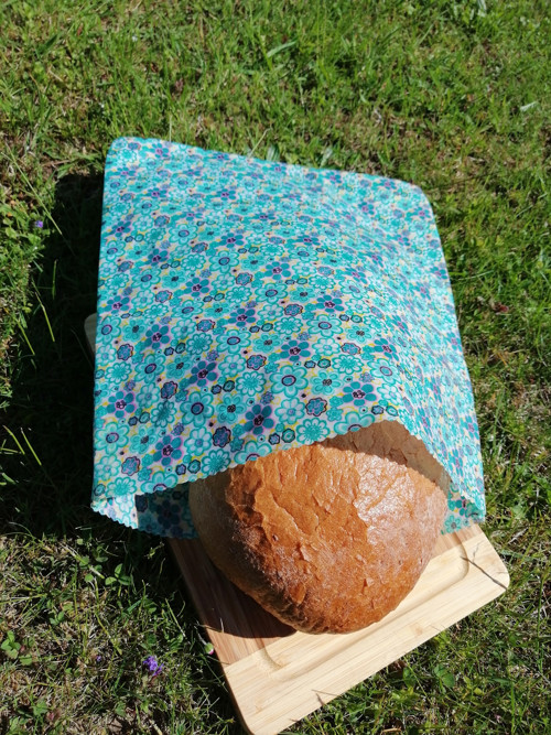 Chlebobal- Pytlík na chleba - Květiny — foto 1