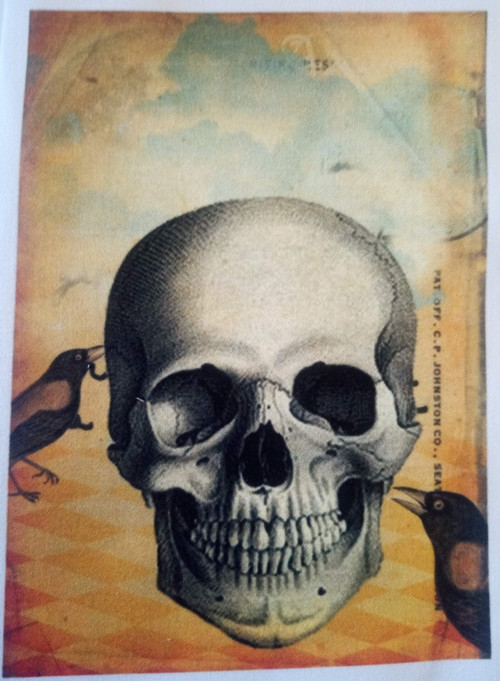 Bavlněná látka - panel 14x20cm — foto 1