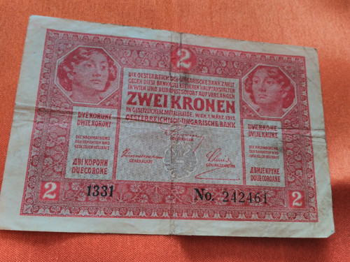 Bankovka, Rakousko - Uhersko