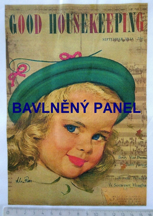 Bavlněná látka - panel 15 x 22 cm — foto 1