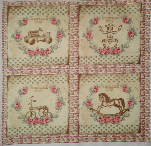Bavlněná látka - sada ca 35x35 cm