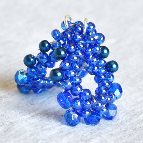 "Blue Drops" náušnice