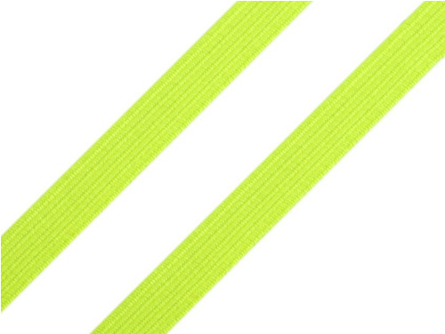 Pruženka plochá šíře 7 mm (3m) - žlutá neon