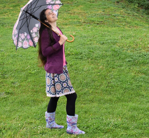 Sukně "Just singing in the rain" — foto 1