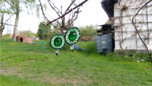 Náušnice Oči lesa — foto 1