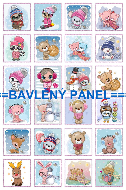 Bavlněný panel 40 x 60 cm — foto 1
