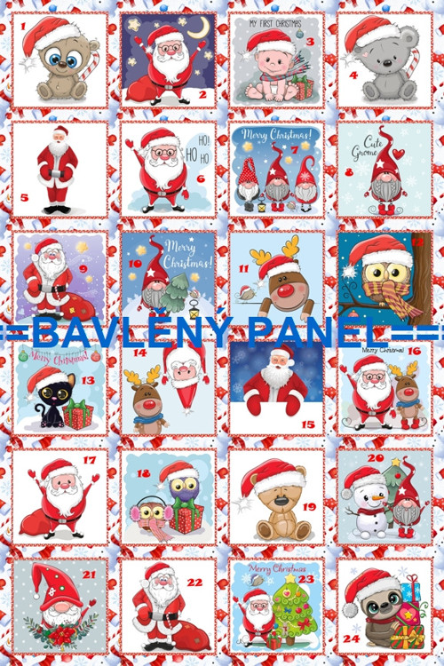Bavlněný panel 40 x 60 cm
