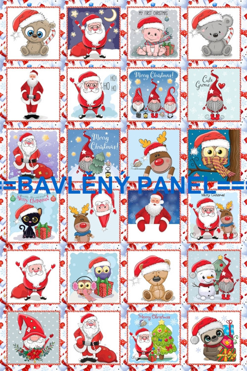 Bavlněný panel 40 x 60 cm