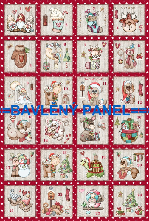 Bavlněný panel 40 x 60 cm — foto 1