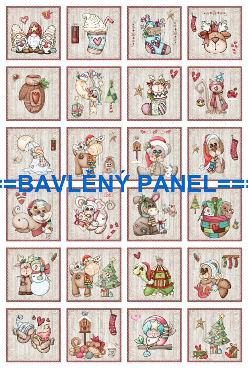 Bavlněný panel 40 x 60 cm — foto 1