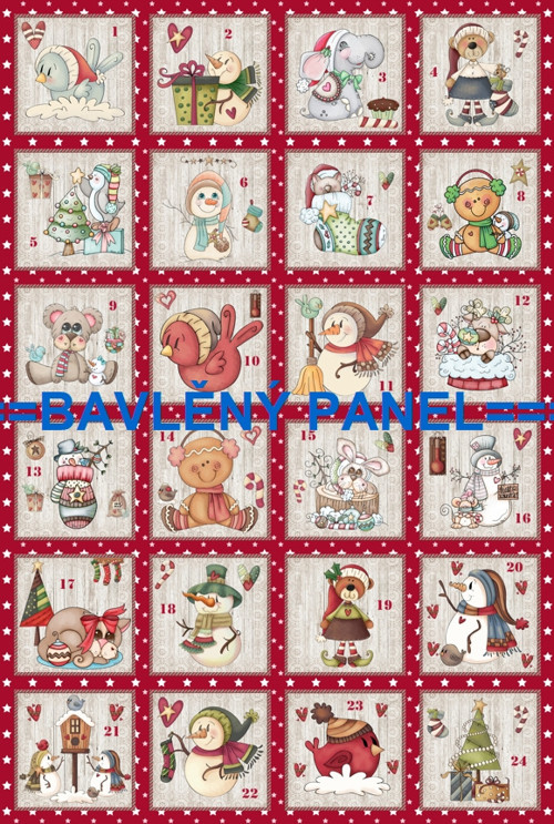Bavlněný panel 40 x 60 cm — foto 1