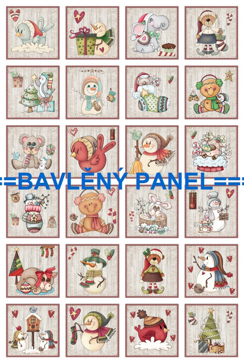 Bavlněný panel 40 x 60 cm — foto 1