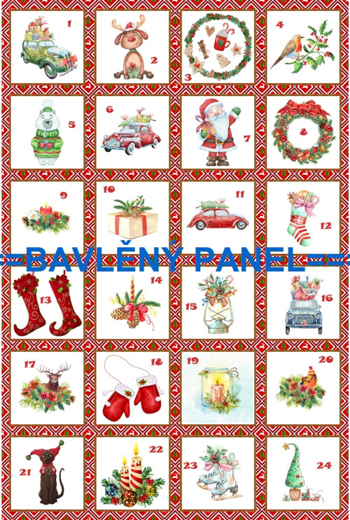 Bavlněný panel 40 x 60 cm — foto 1