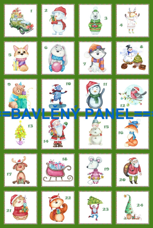 Bavlněný panel 40 x 60 cm — foto 1