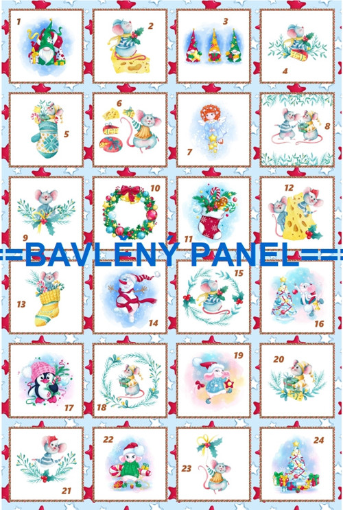 Bavlněný panel 40 x 60 cm — foto 1