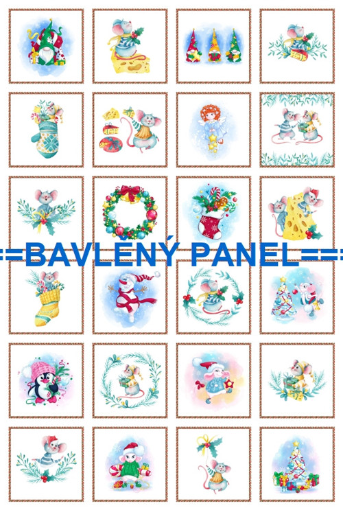 Bavlněný panel 40 x 60 cm — foto 1