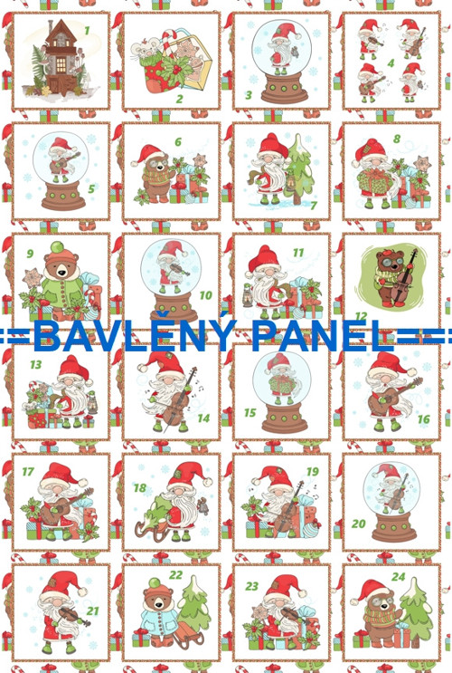 Bavlněný panel 40 x 60 cm