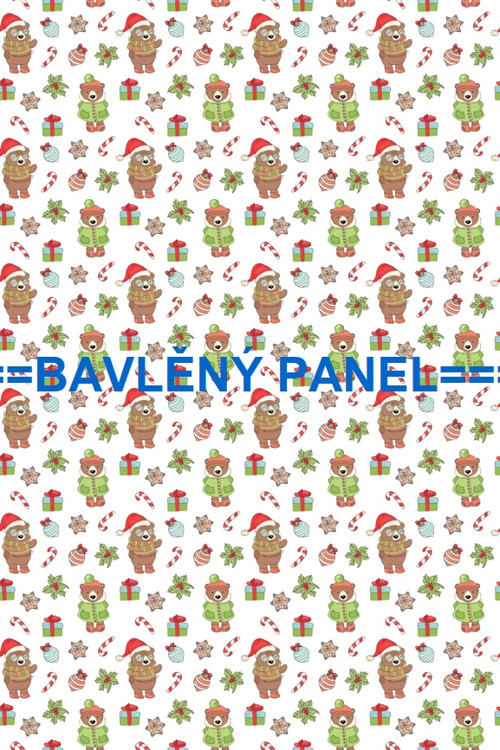 Bavlněný panel 40 x 60 cm
