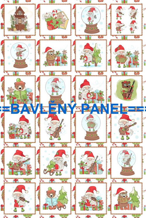 Bavlněný panel 40 x 60 cm