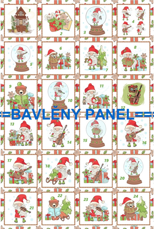 Bavlněný panel 40 x 60 cm — foto 1