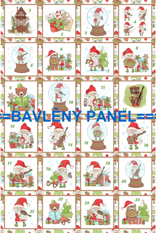 Bavlněný panel 40 x 60 cm — foto 1