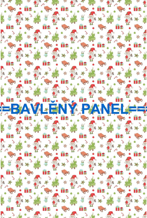 Bavlněný panel 40 x 60 cm