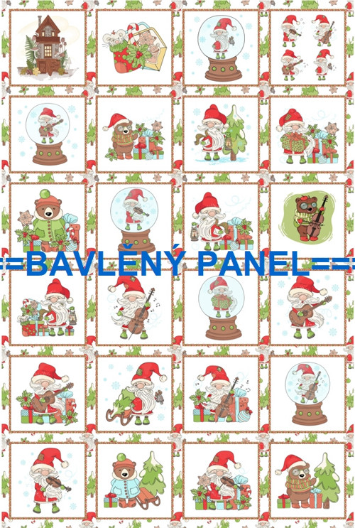 Bavlněný panel 40 x 60 cm — foto 1