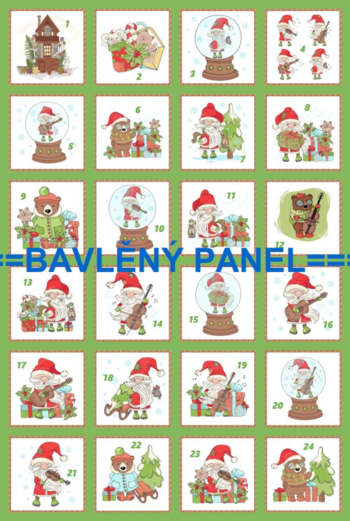 Bavlněný panel 40 x 60 cm — foto 1