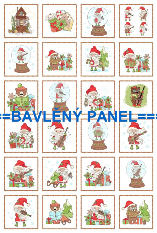 Bavlněný panel 40 x 60 cm — foto 1