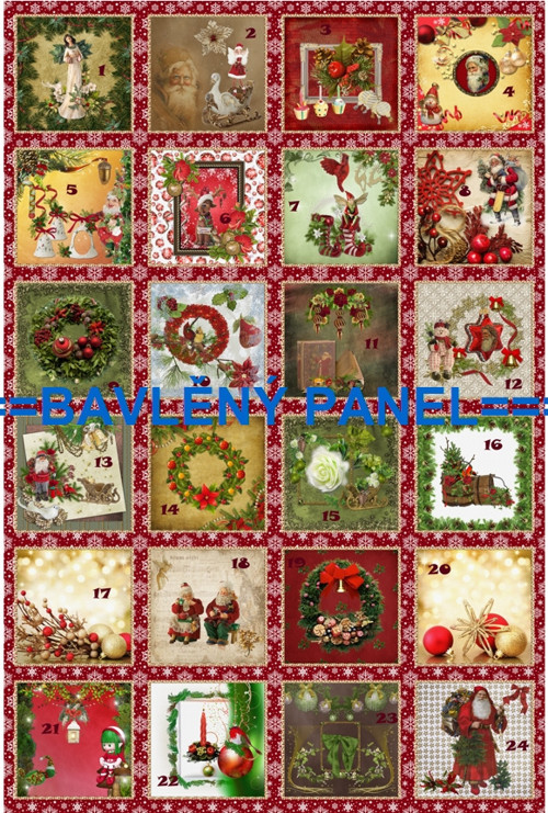 Bavlněný panel 40 x 60 cm — foto 1