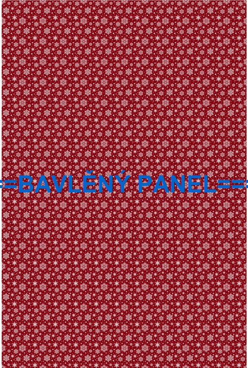 Bavlněný panel 40 x 60 cm