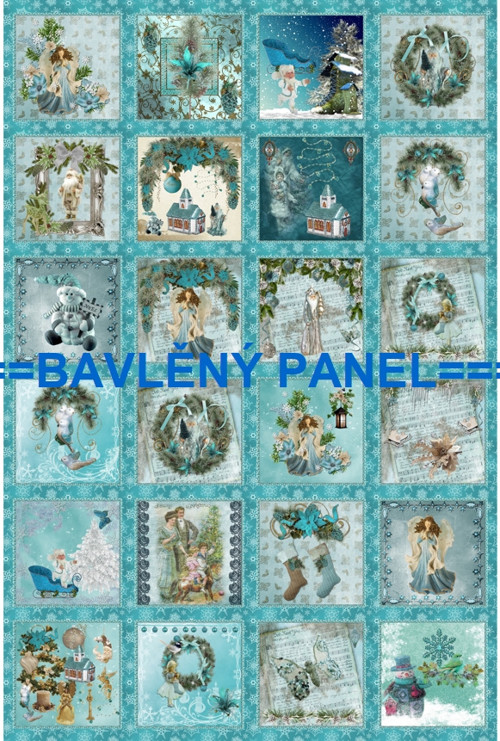 Bavlněný panel 40 x 60 cm