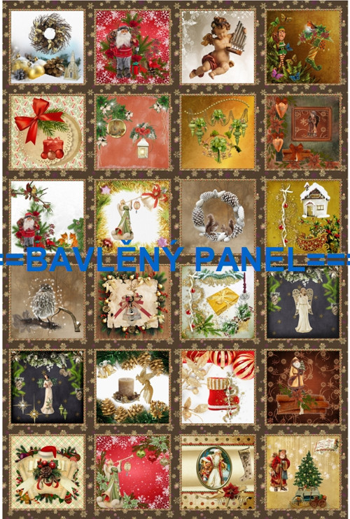 Bavlněný panel 40 x 60 cm
